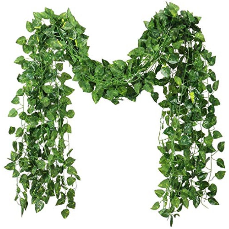 Seenew Artificial Ivy Garland, 12 Pack 84 Feet…