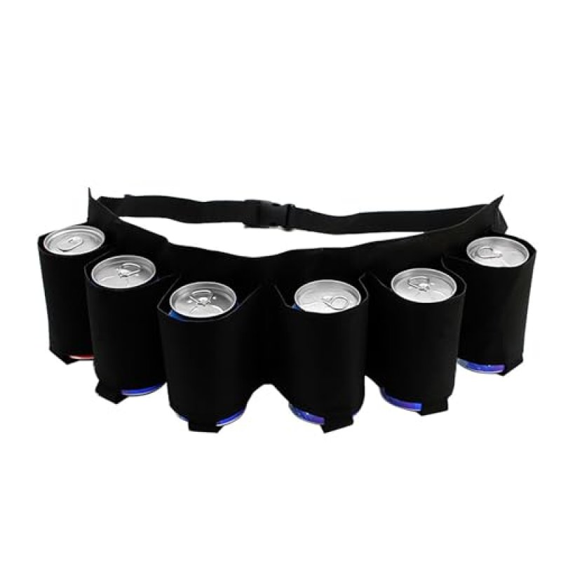 Beer Belt 6 Pack Beer Bottle Holder for Beer…