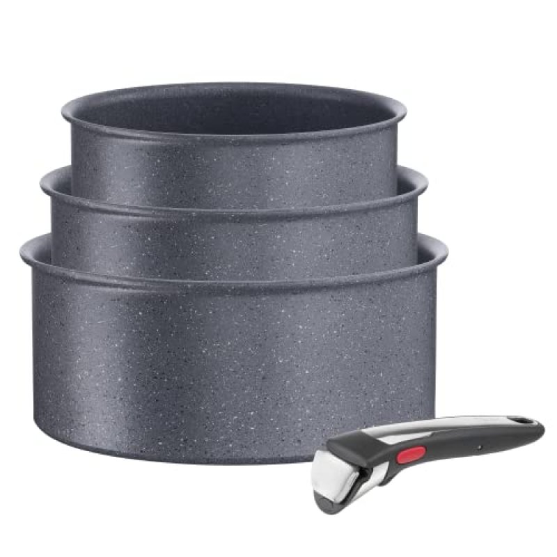 Tefal Ingenio Natural On Set of 3 Saucepans 16/18…