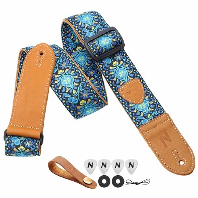 Nefelibata Guitar Strap with Vintage Design