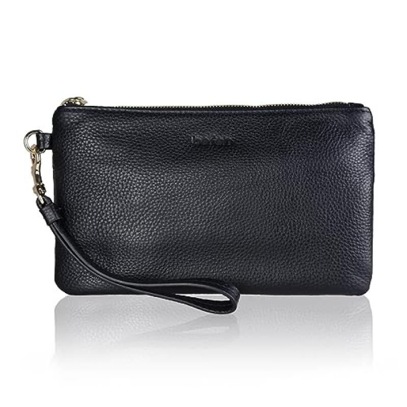 Befen Women's Leather Wristlet Wallet