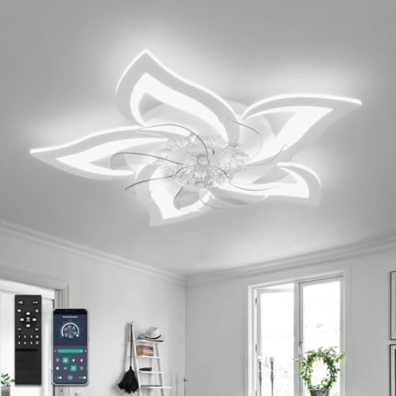 YUNLONG Ceiling Fan with Lights