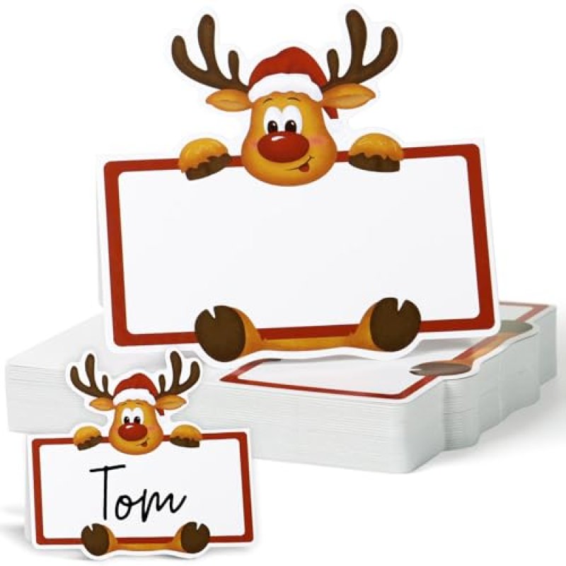 Reindeer Christmas Place Cards