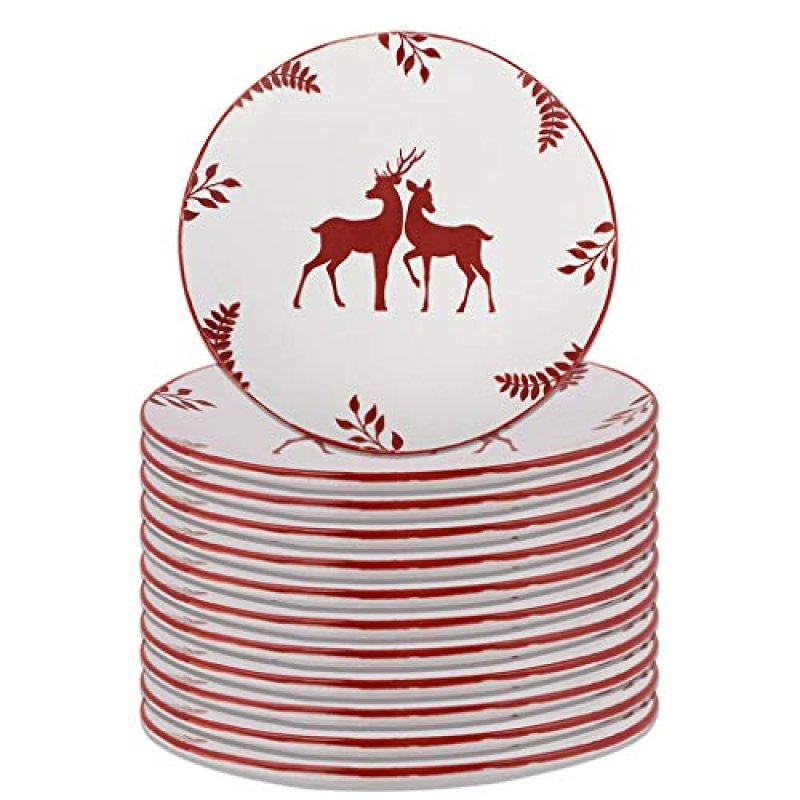 Reindeer & Stag Plate Set