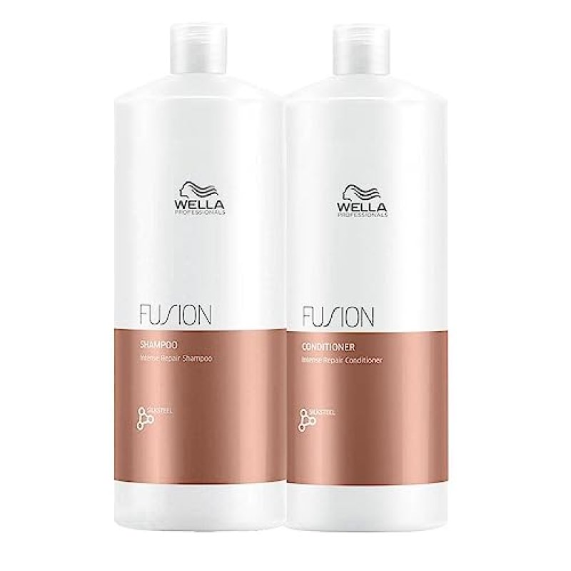 Wella Fusion Shampoo 1000ml + Conditioner 1000ml