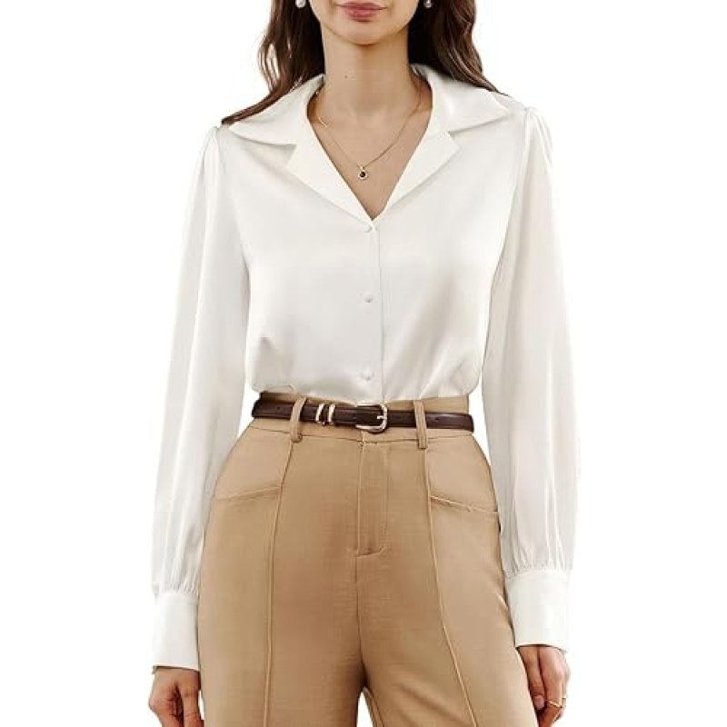 Belle Poque Satin Silk Shirt