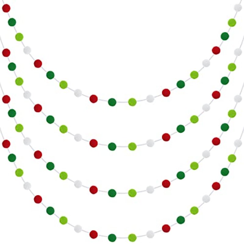 Belle Vous Felt Ball Garland