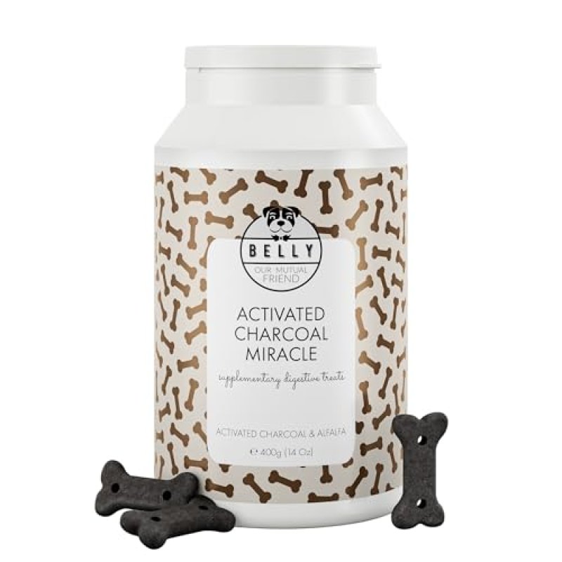 Belly Activated Charcoal Dog Biscuits