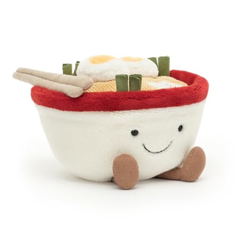 Jellycat Amuseables Ramen Stuffed Toy, 6.5 inches…