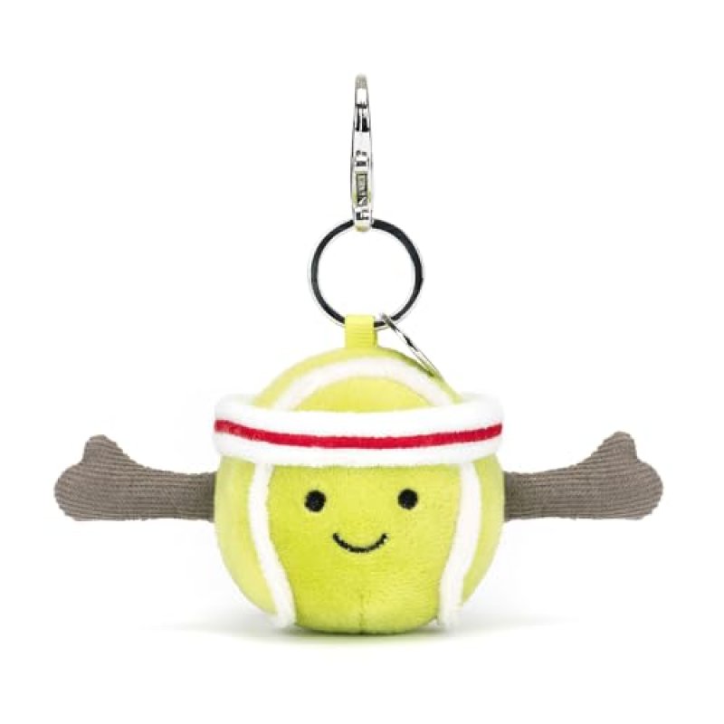 Jellycat Amuseables Tennis Ball Bag Charm, 2.5…