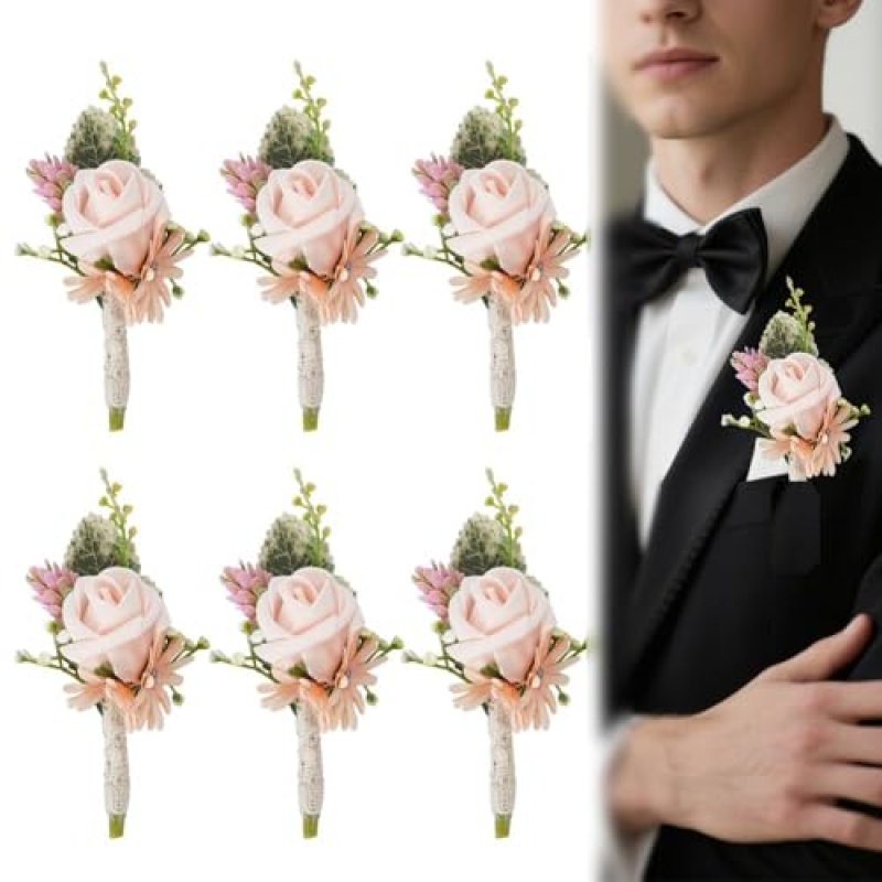 Delorigin Men’s Boutonniere Set