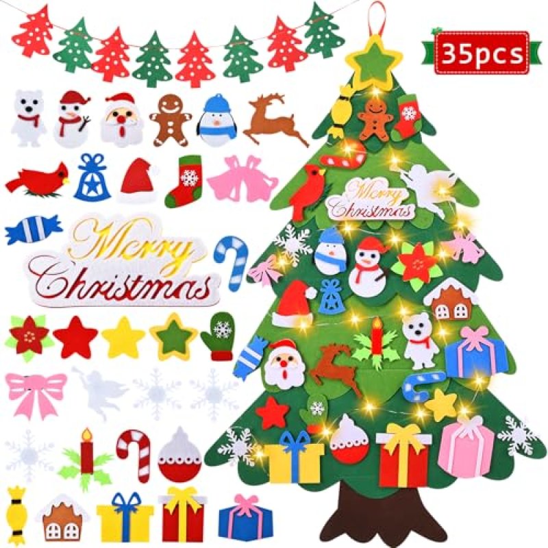 Felt Christmas Tree for Kids