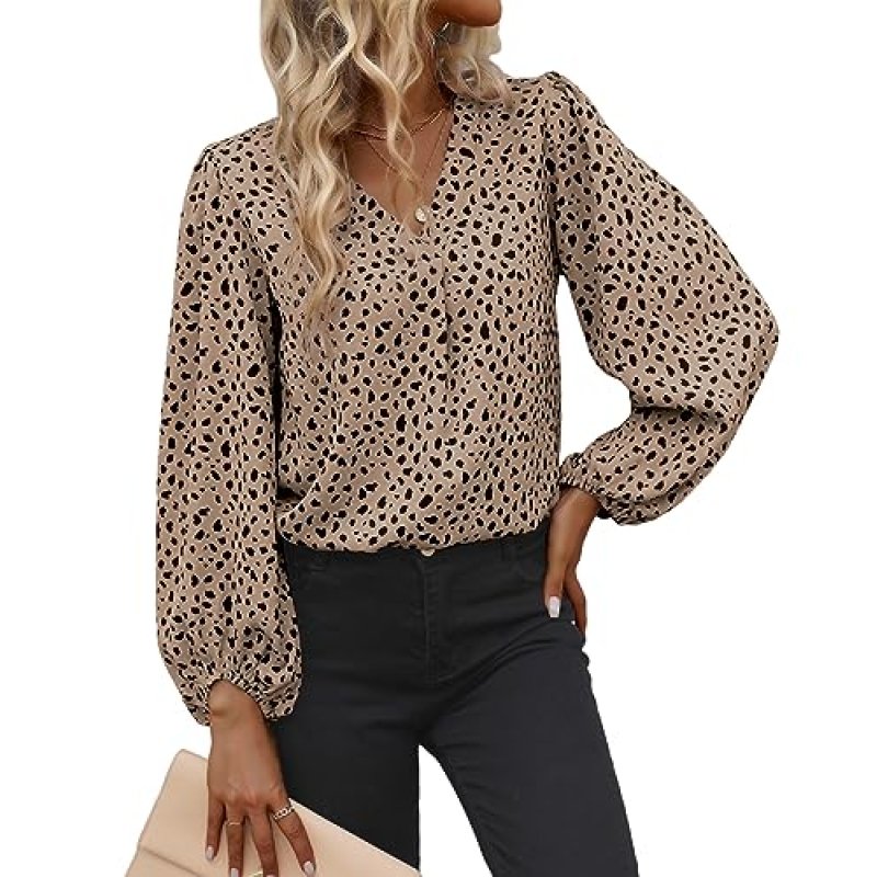 Telulyoo Leopard Print Blouse