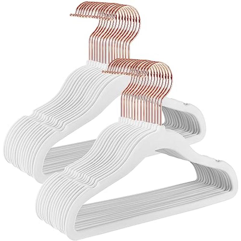 SONGMICS Velvet Kid’s Hangers, Pack of 50