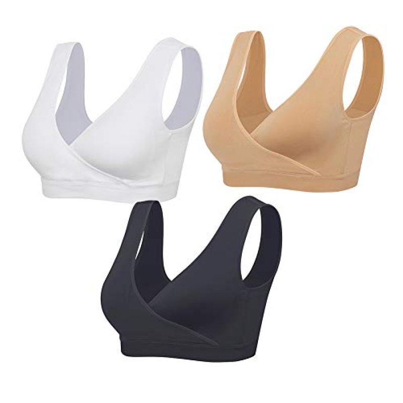 Lemef Nursing Sleep Bras Wirefree Maternity…