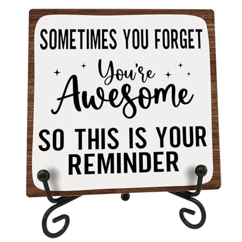 Remifala Wooden Sign - Positive Reminder Gift