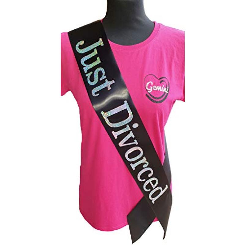 Gemini Ribbons Divorce Sash