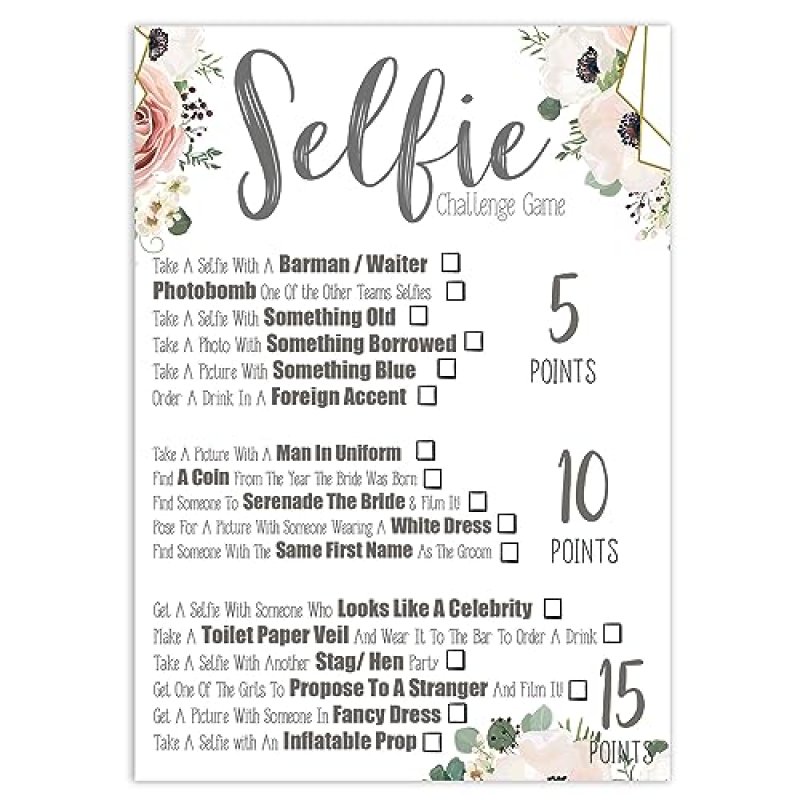 Hen Party Selfie Games