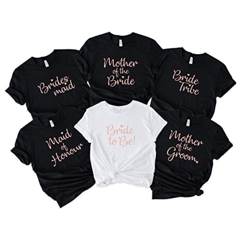 Hen Party T-Shirts Bride to Be Tribe Squad -…