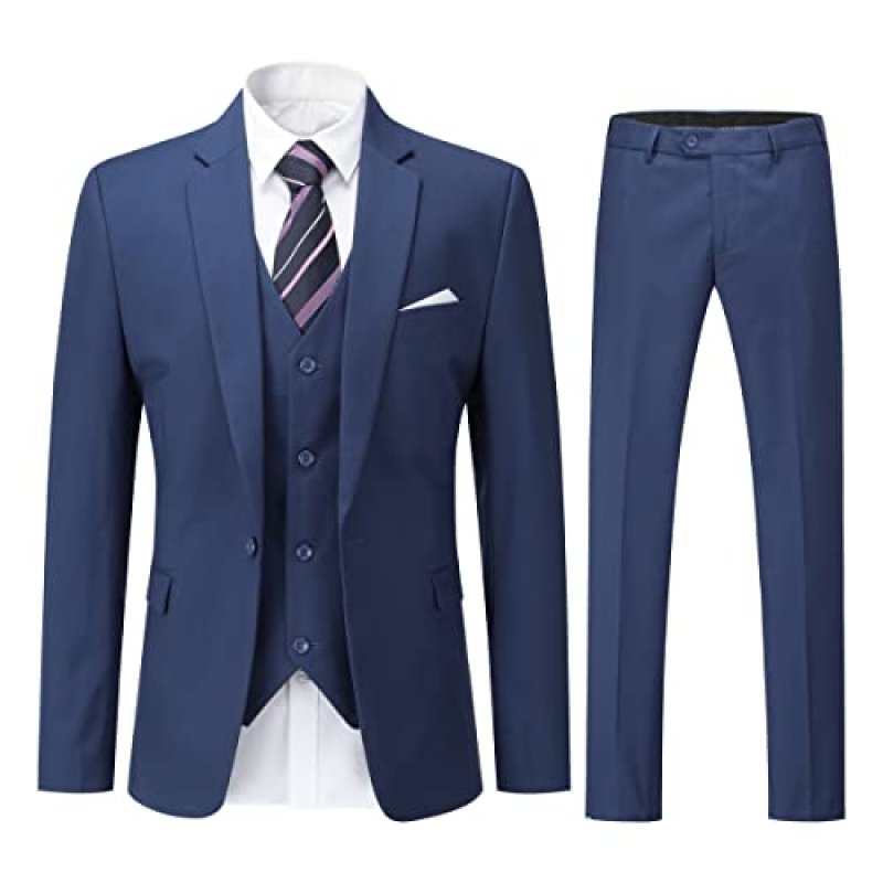 YOUTHUP Men's 3-Piece Suit