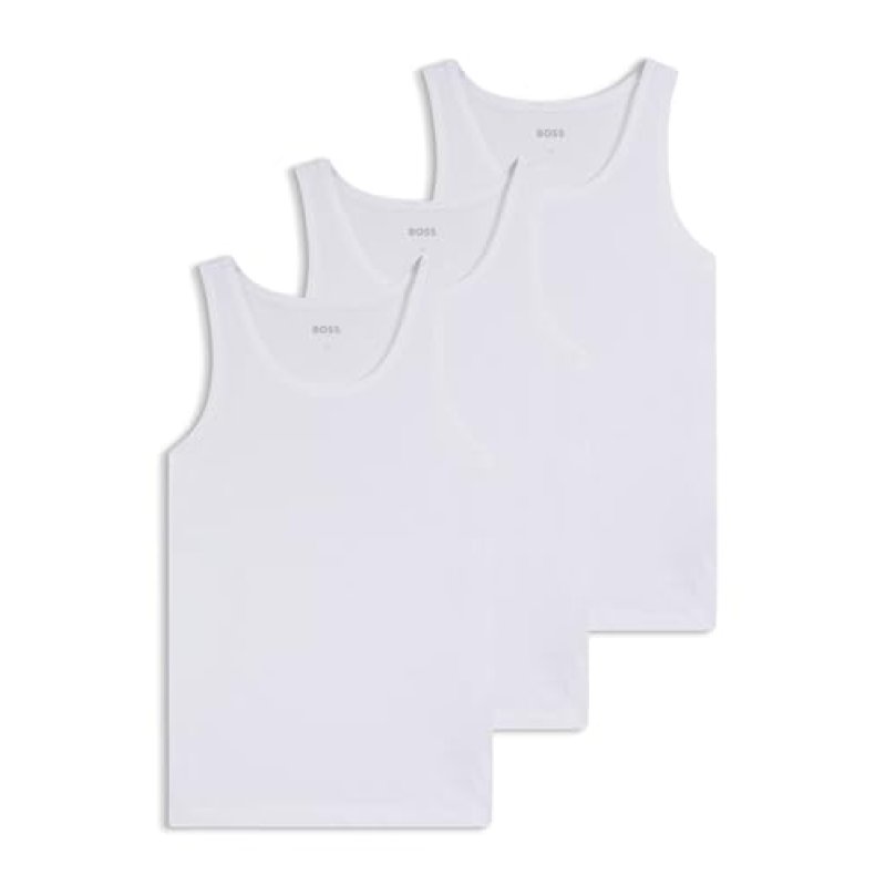 BOSS Men's Tank Top Three-Pack