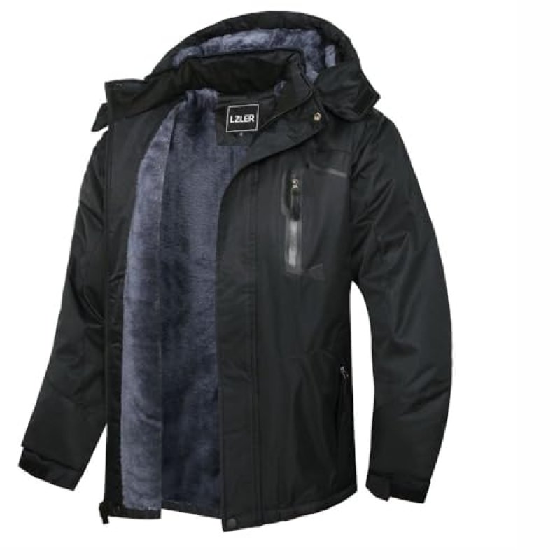 LZLER Men's Winter Jackets Warm Windproof Ski…
