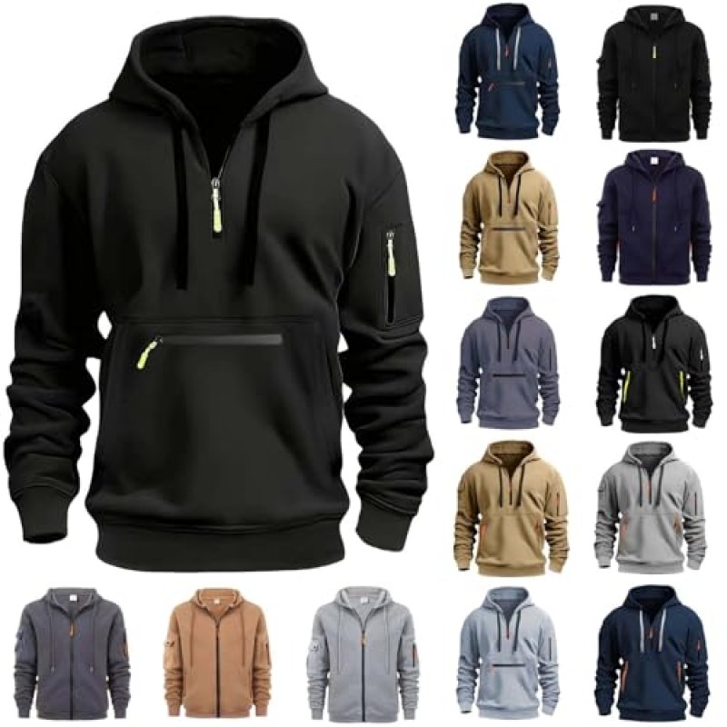 Men's Zip-Up Hoodie