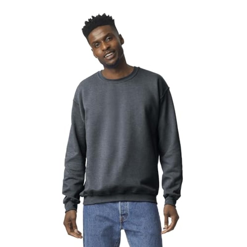 GILDAN Men's Fleece Crewneck Sweatshirt, Style…
