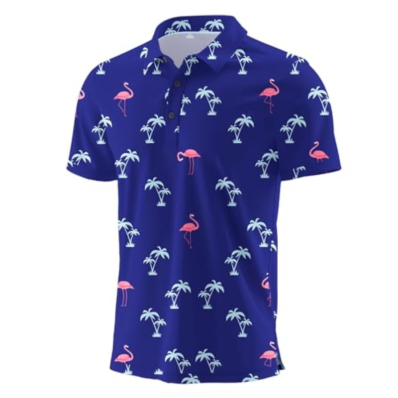 QIXING Men’s Golf Polo