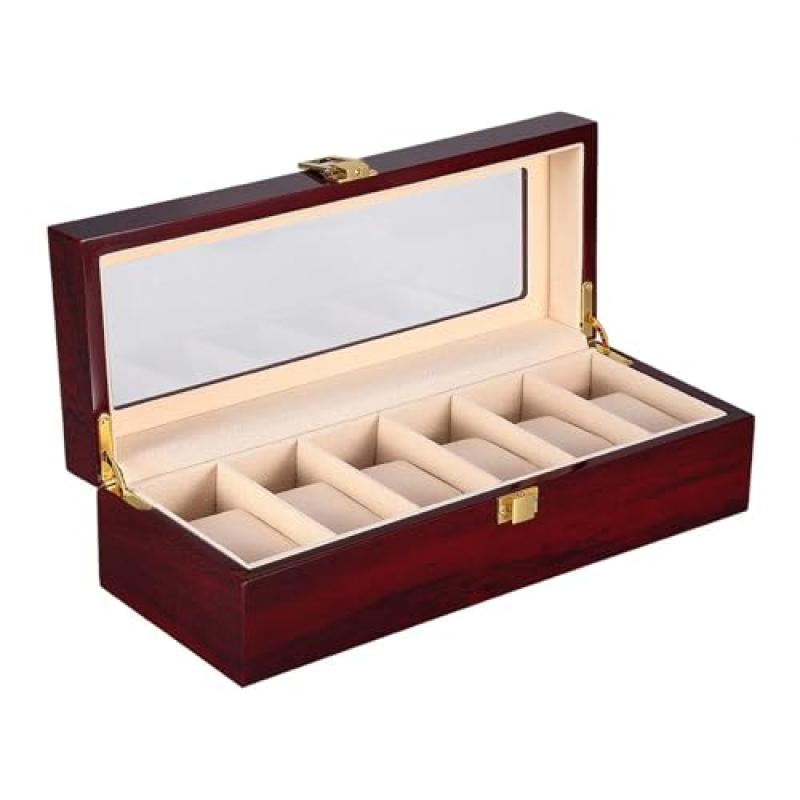 Men's Wooden Watch Storage Box