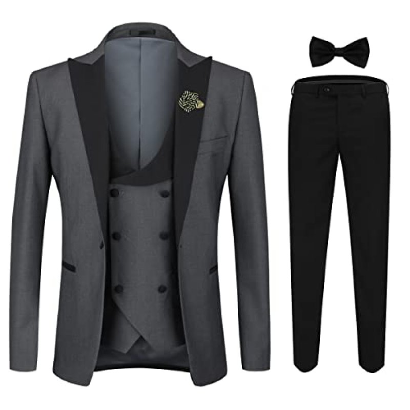 YOUTHUP Men's Suit