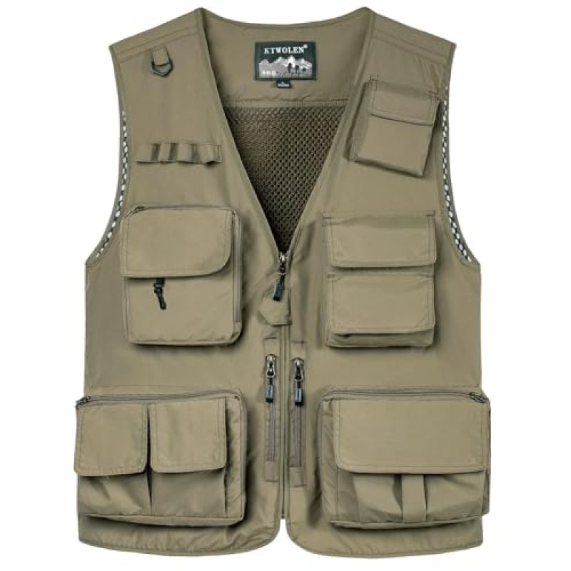 KTWOLEN Men's Outdoor Vest