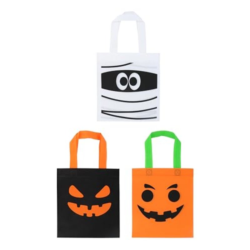 Henbrandt Halloween Treat Bags 3-Pack - 21.5cm x…