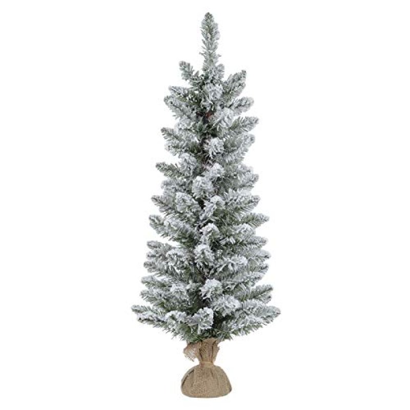 Pencil Christmas Tree Artificial Snow Covered…