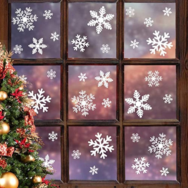 Hengliwang Christmas Snowflake Stickers