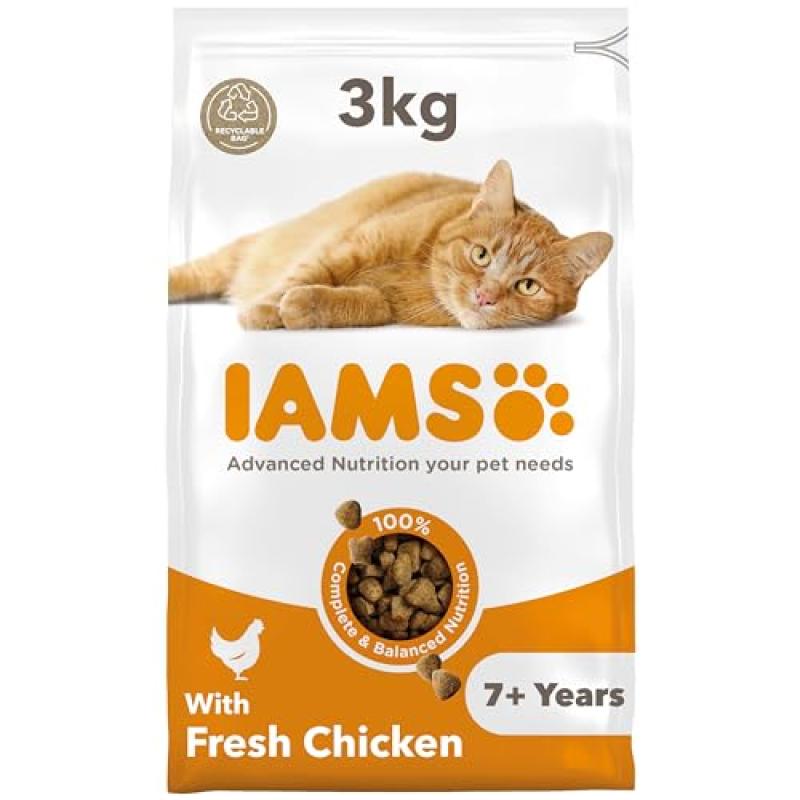 IAMS Senior Cat Food with Chicken