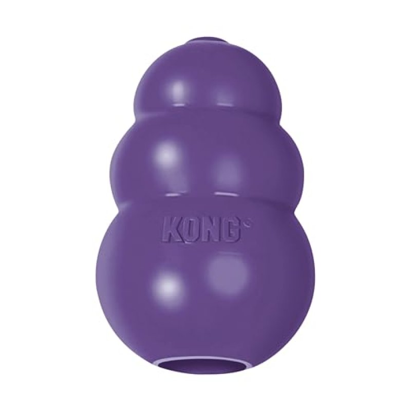 KONG Senior - Dog Toy with Gentle, Natural Rubber…