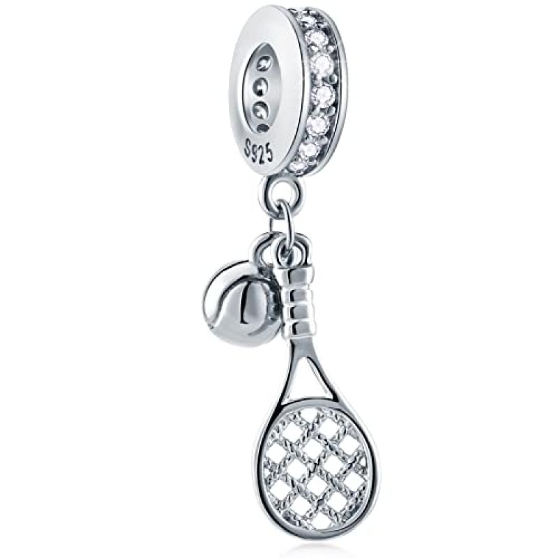 Tennis Ball and Racket Pandora Charms