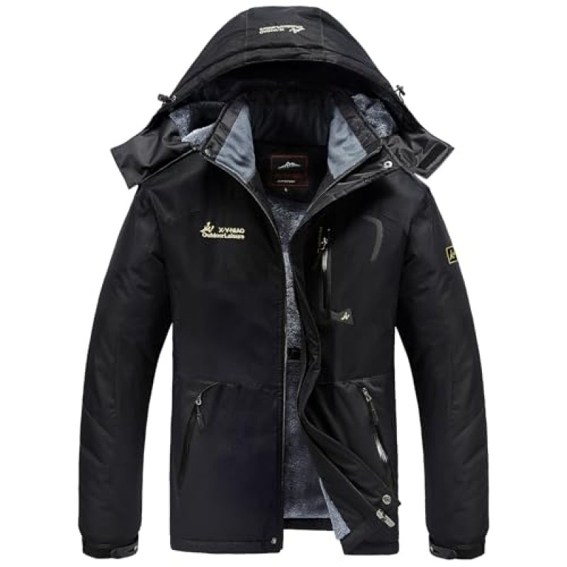 WILLONG Mens Waterproof Fleece Jackets Winter…