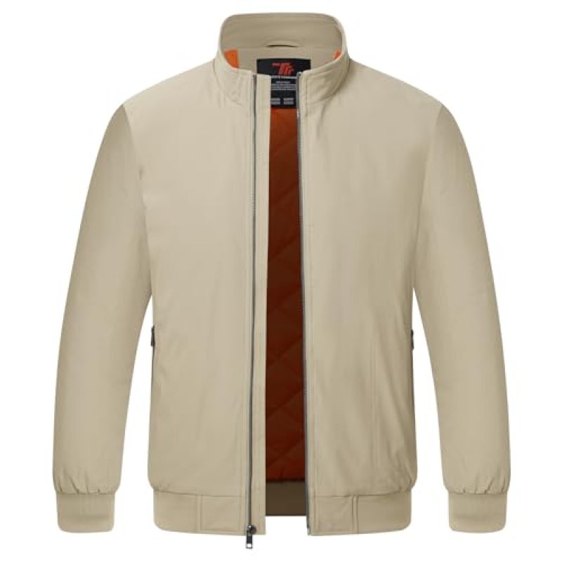 YSENTO Mens Bomber Jackets Winter Casual…