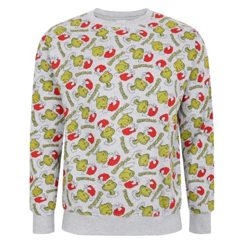 Mens Grinch Christmas Sweatshirt
