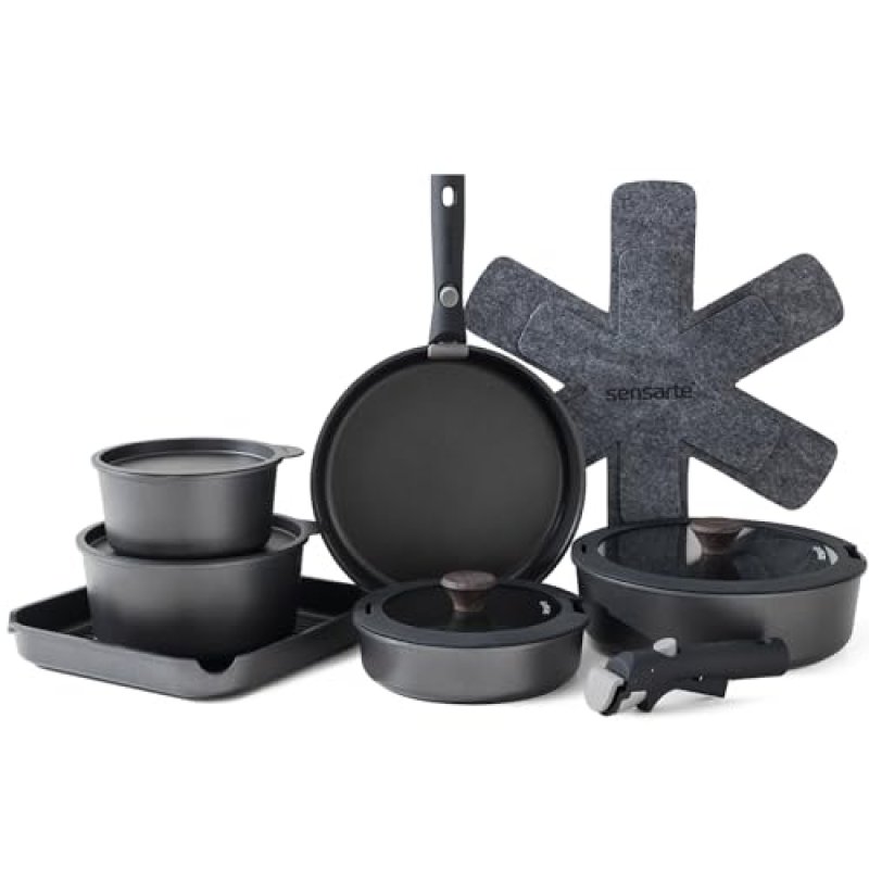 Sensarte 17-Piece Cookware Set
