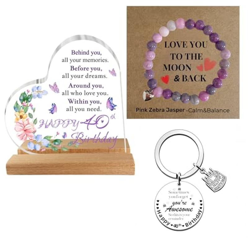 Sentimental 40th Birthday Gift Set