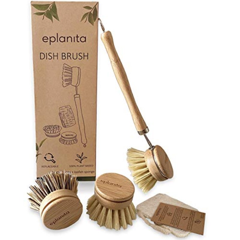 eplanita Bamboo Dish Brush