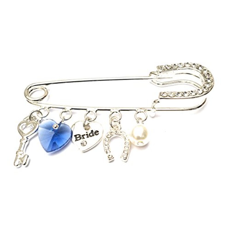 equilibrium Wedding Silver Plated 'Bridal Pin'…