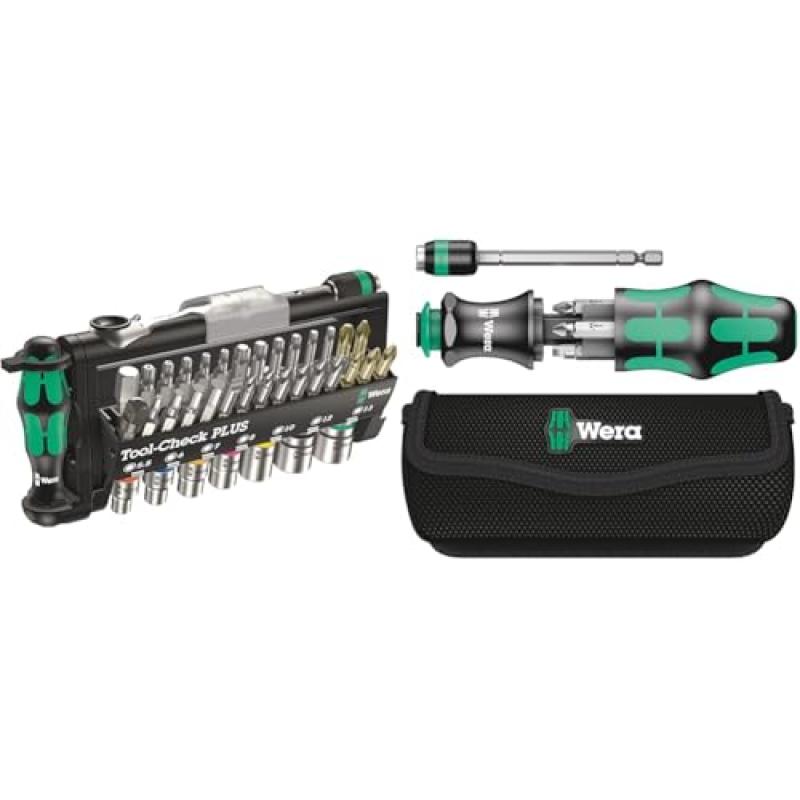 Wera Tool-Check Plus & Kraftform Tool Set, 39pc & 7 Pieces
