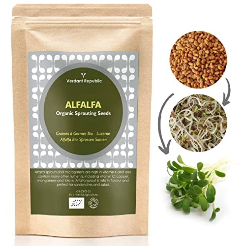 Verdant Republic Alfalfa Sprouting Seeds