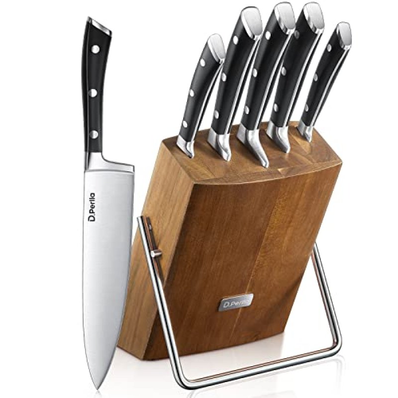 D.Perlla Knife Set, 6-Piece Kitchen Knife Sets,…