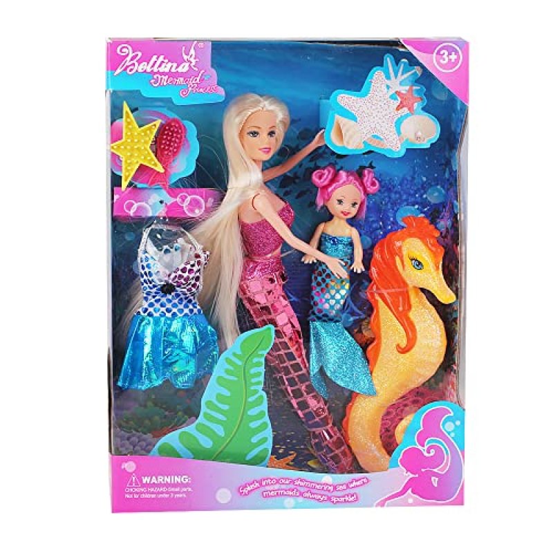 HAPITOIZ Mermaid Doll Play Set