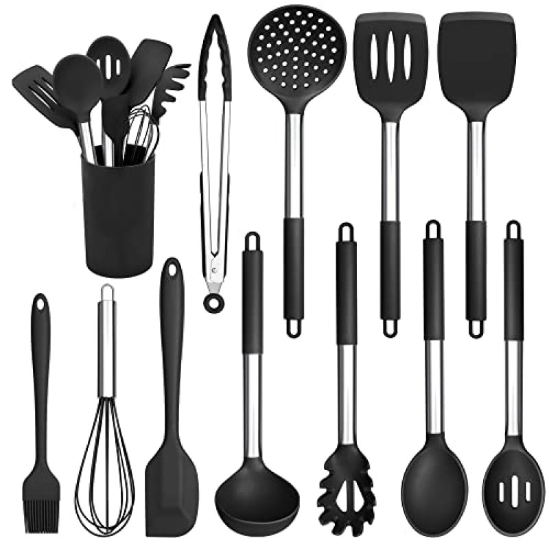 Herogo Kitchen Utensils Set, 12 Pieces Silicone…
